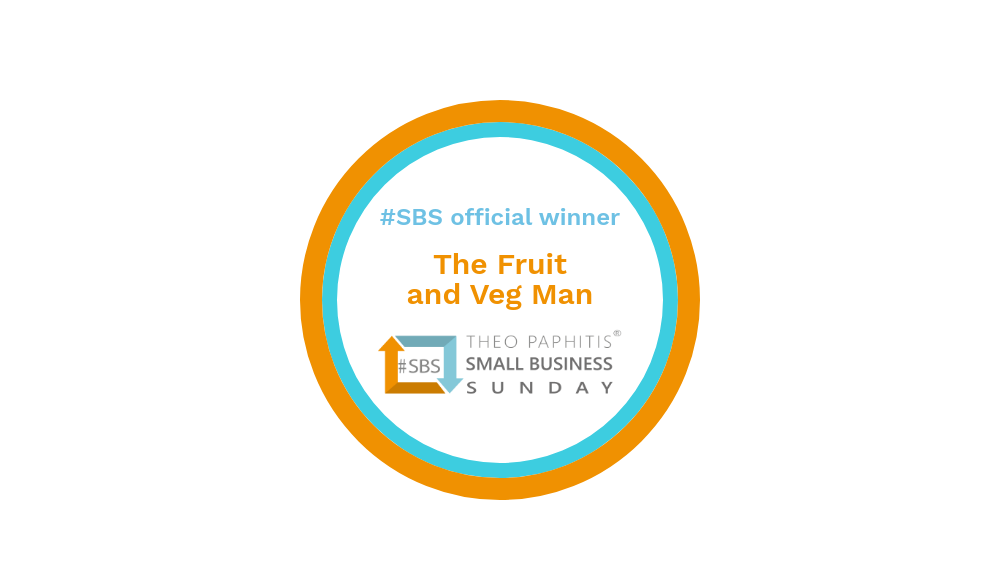 Theo Paphitis announces The Fruit and Veg Man winner in #SBS competition